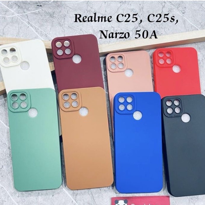 REALME NARZO 50A PRIME NARZO 50 50A 50i CASE SOFTCASE FULL COLOUR PRO CAMERA TEBAL SILIKON KARET SOFT PROTECT CAMERA COVER PELINDUNG KAMERA REALME NARZO 50 REALME NARZO 50A REALME NARZO 50i