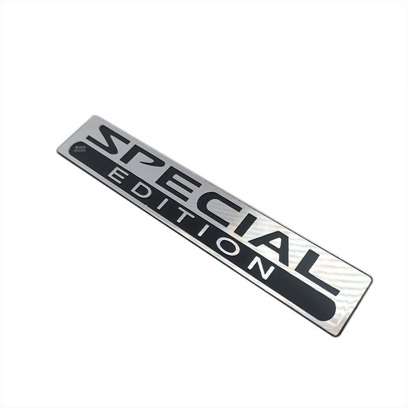 1pc Stiker Emblem Logo Mobil Universal Edisi Spesial Bahan Metal