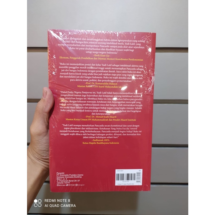 

HOT SALE!!! BUKU NEGARA PARIPURNA PENULIS YUDI LATIF TERLARIS