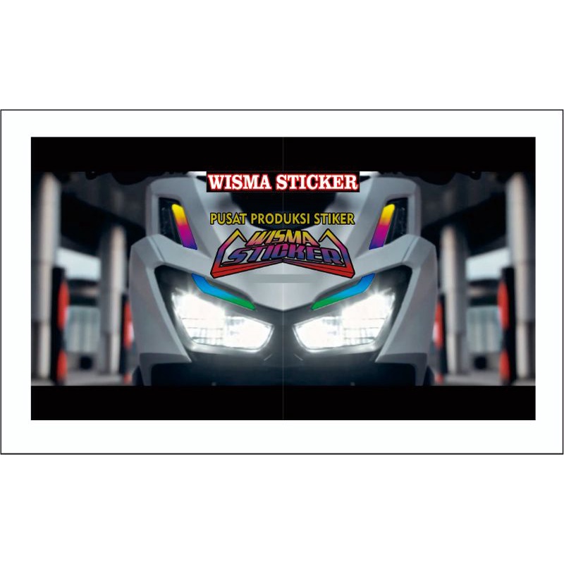Stiker Alis RGB Vario New 160 / Stiker Alis+Lampu RGB Vario 160 / Stiker Alis All New Vario 160 (Rea