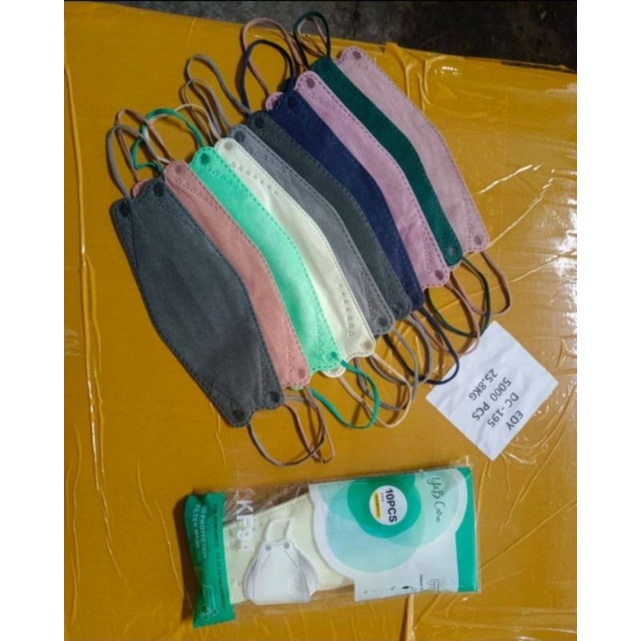 masker KF 94 warna warna pastel isi 10pcs