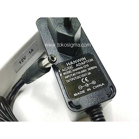 ADAPTOR DC 12V 1A jek 5.5 x 2.1mm