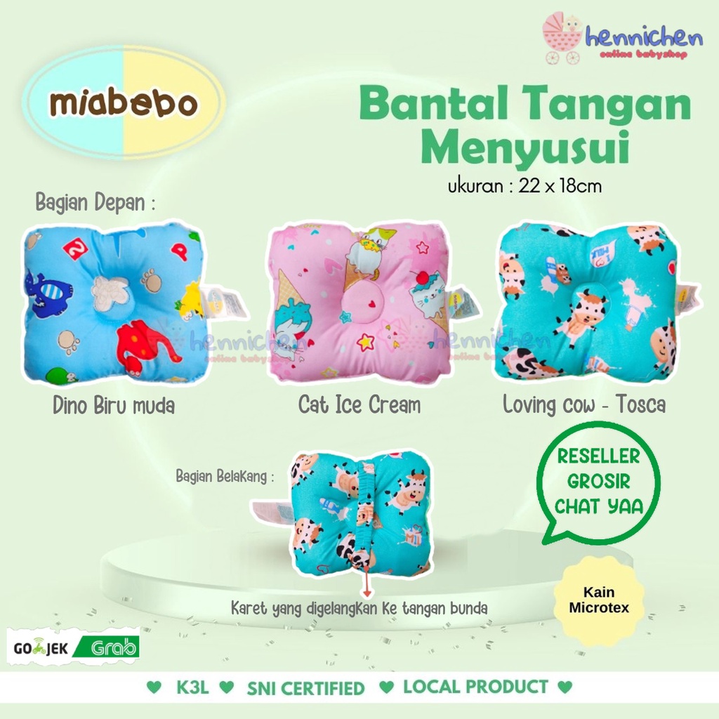 MIABEBO BY OBAYITO BANTAL TANGAN MENYUSUI MOTIF MB-015