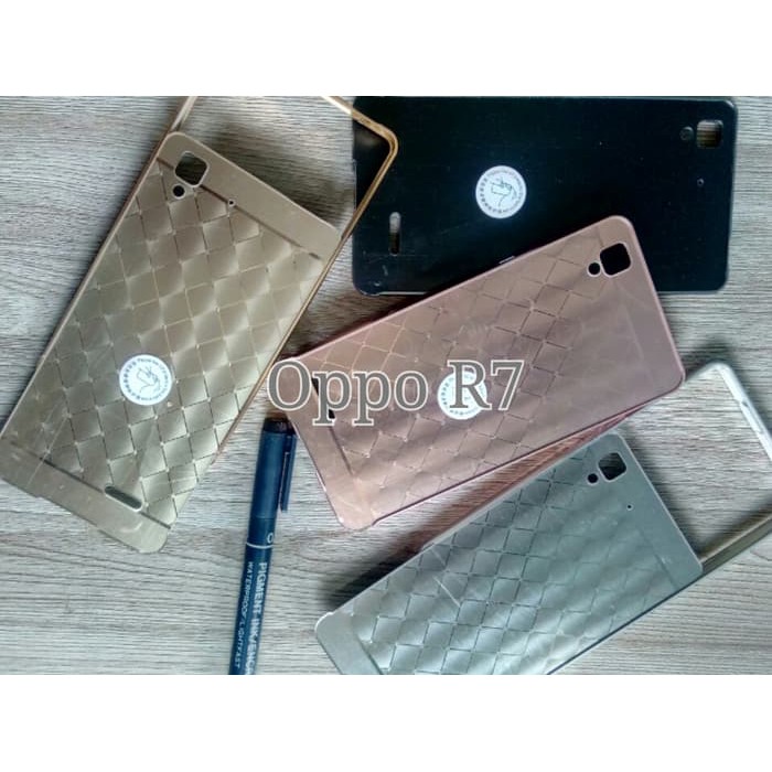 Bumper case mirror diamond oppo R7 oppo R7 lite