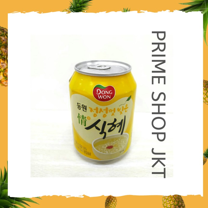 

Dongwon Sikhye Rice Malt Drink - Minuman Rasa Beras Korea Sikhye Rice Drink Non Alkohol