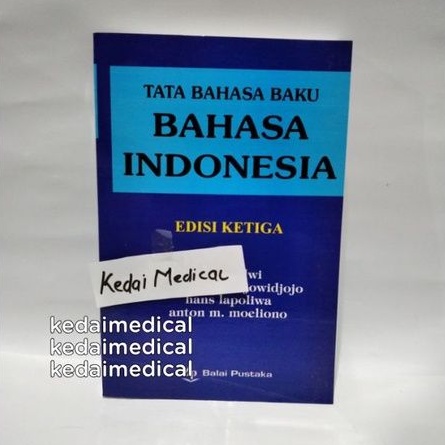 BUKU TATA BAHASA BAKU BAHASA INDONESIA EDISI 3 HASAN ALWI