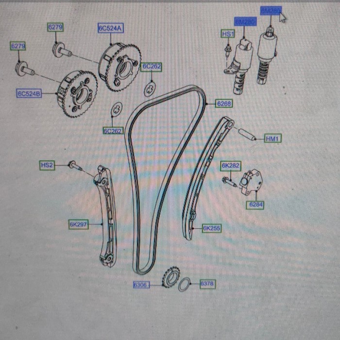 Ford Genuine Parts Valve VVTI Ford Focus 2014 2.000cc