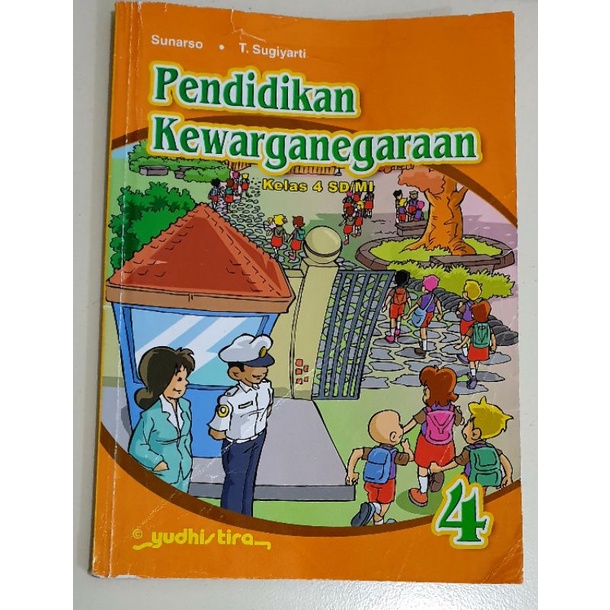 Buku PKN PPKN kelas 1 SD 3 SD 4 SD KTSP 2006 Penerbit Yudhistira
