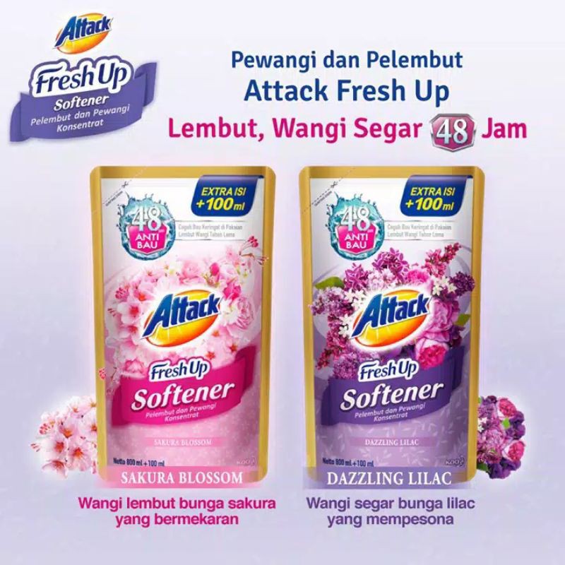 Attack Softener Fresh Up Sakura 680 ML