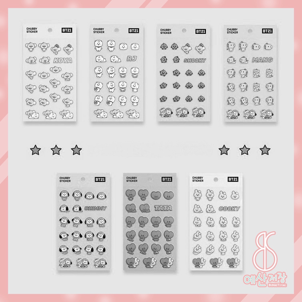 [BS] BISA COD Sticker Bubble BABY BT21 KPOP Stiker - KP559