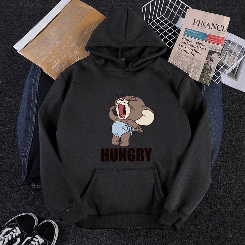 HUNGRY Sweater Hoodie II Jumper hoodie HUNGRY  SIZE M-XL ( Pria &amp; Wanita )