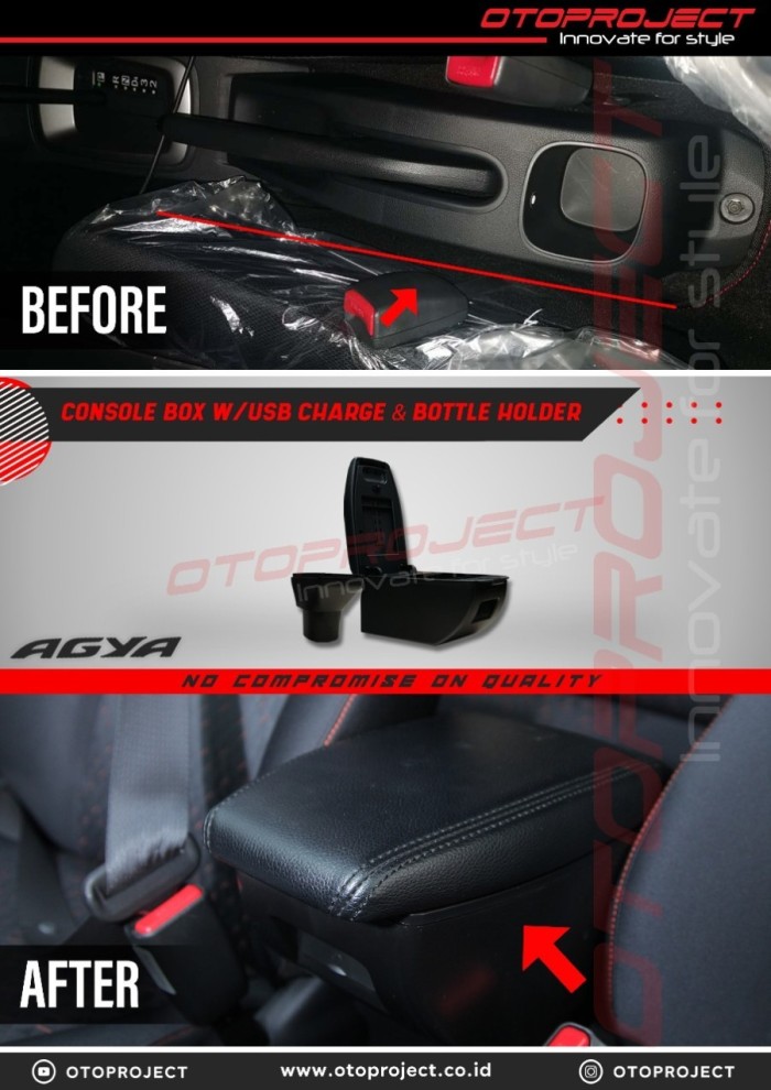 Consule Box / Console Box / Konsole Armerst Daihatsu Ayla With USB