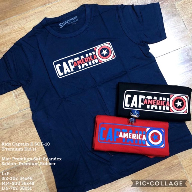 SUPPLIER KAOS ANAK SUPERHERO IMPORT KAOS PRIA COWOK CEWEK navy murah import grosir baju jakarta