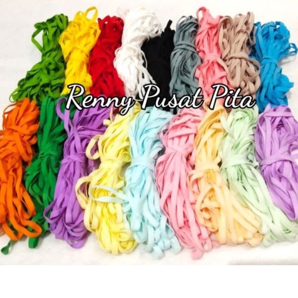 bando bayi 0.5 cm & 0.9 cm | bandana elastis | foe | karet foe | montemanik | pita elastis