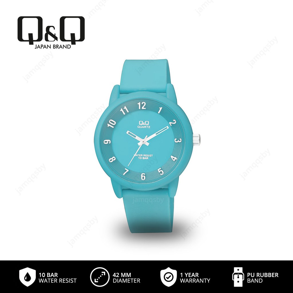 Arloji Jam Tangan Wanita Analog Q&Q QnQ QQ VR52 VR52J Original Tahan Air 10 BAR