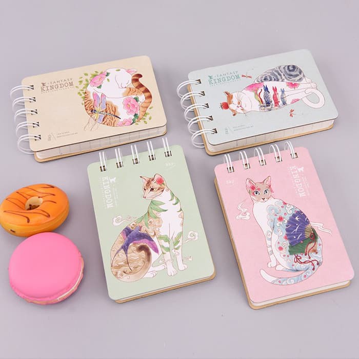 

nn FANTASY KINGDOM SPIRAL RULED NOTEPAD A7 / BUKU TULIS SEKOLAH KULIAH
