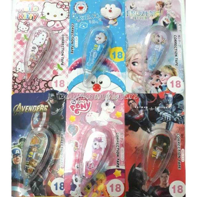 

Correction tape karakter tipex karakter