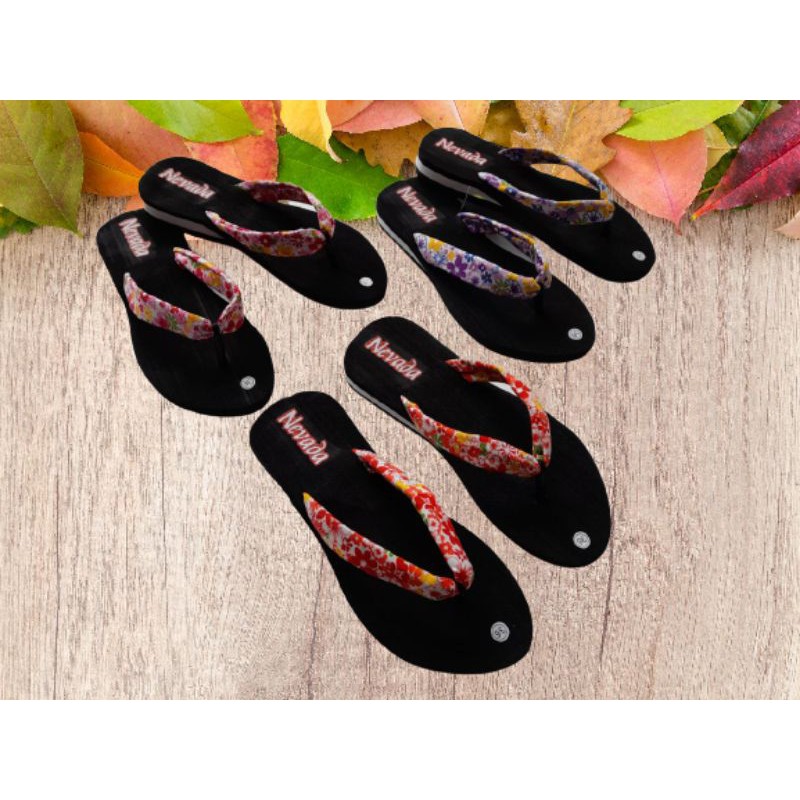 sandal wanita jepit kain terkini