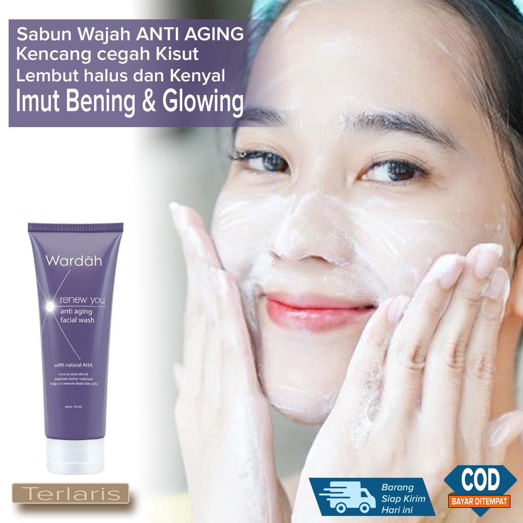 BEST SELLER Sabun Pencerah Wajah ANTI AGING Mencerahkan Melembutkan Melembabkan Cegah Keriput Cegah 