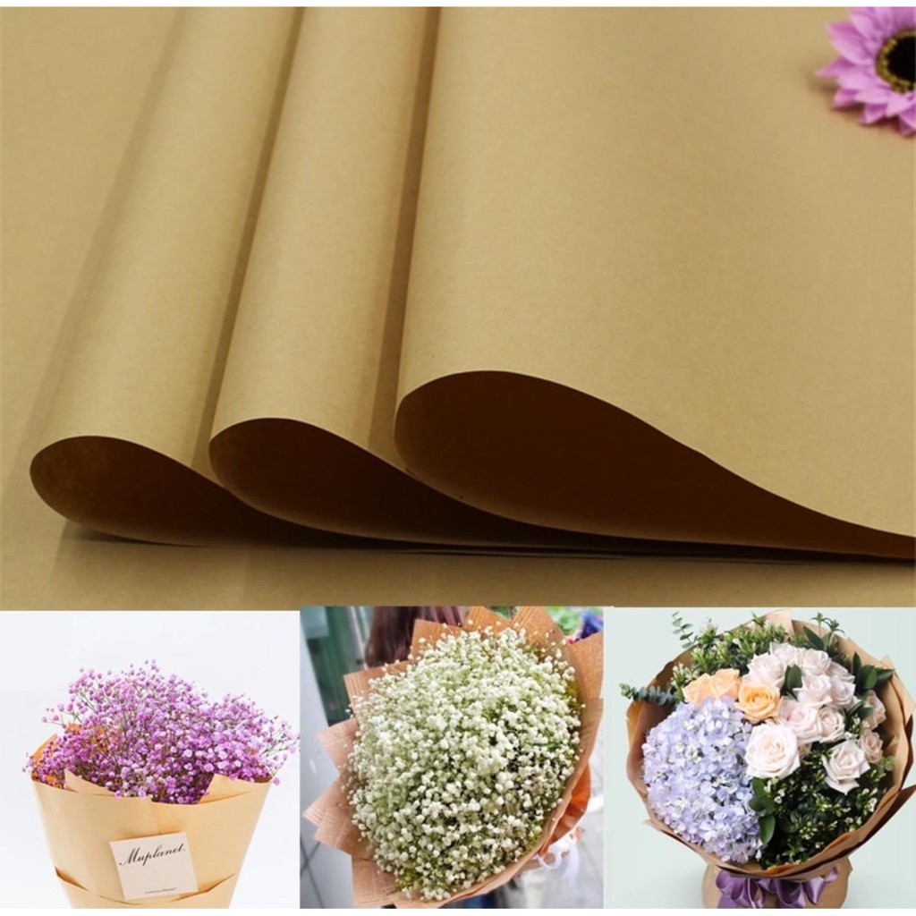 

Kertas Samson isi 5 Lembar / Vintage Paper / Kertas Bunga / Flower Wrapping Paper