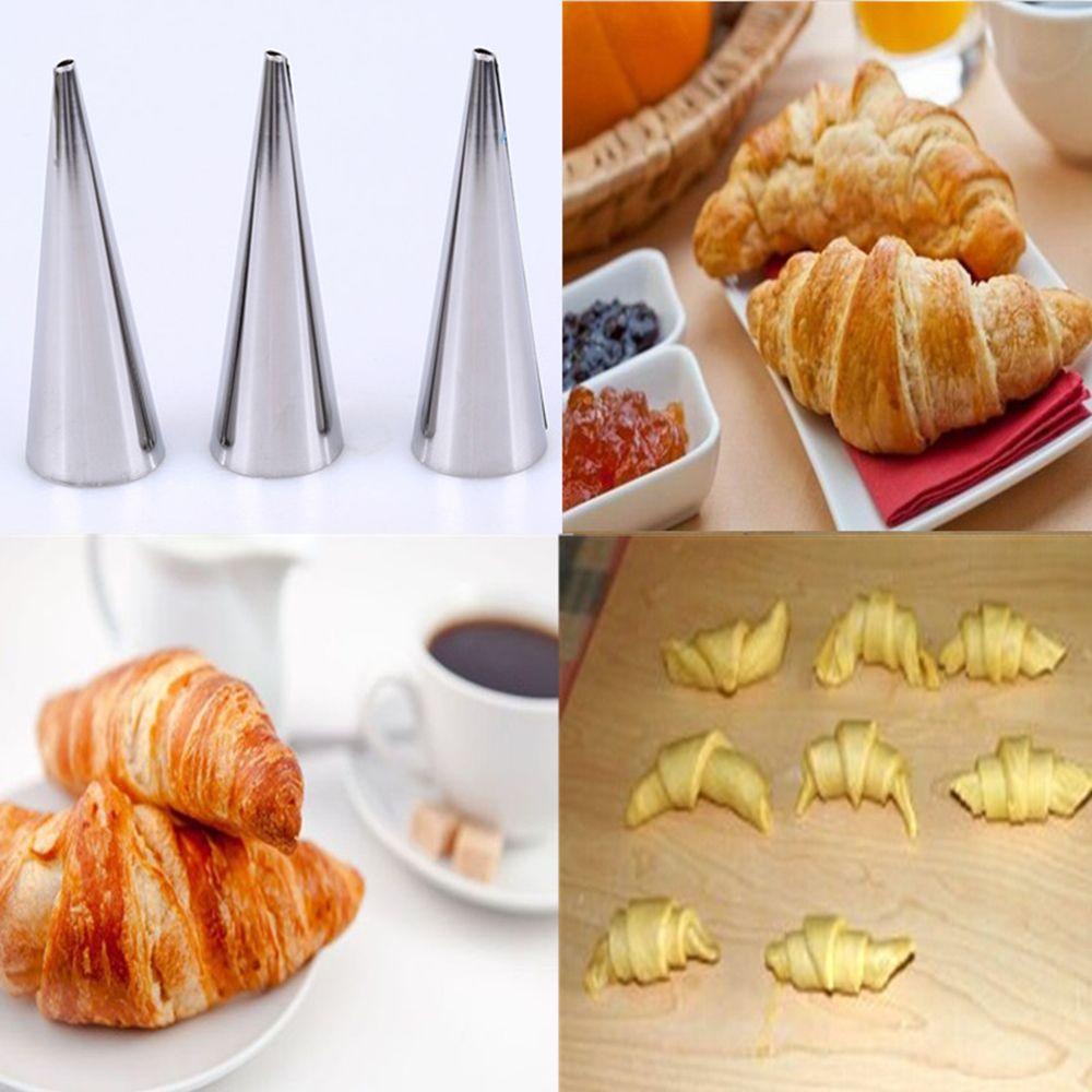 Suyo 5pcs Cetakan Kue Croissant DIY