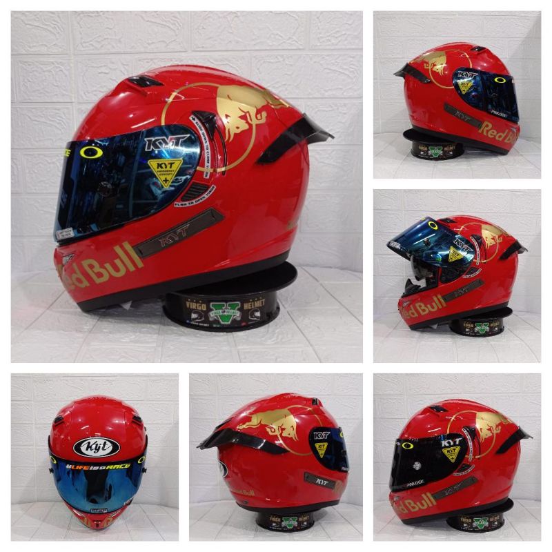 Kyt k2 rider solid +visor iridium kyt dj maxi motif