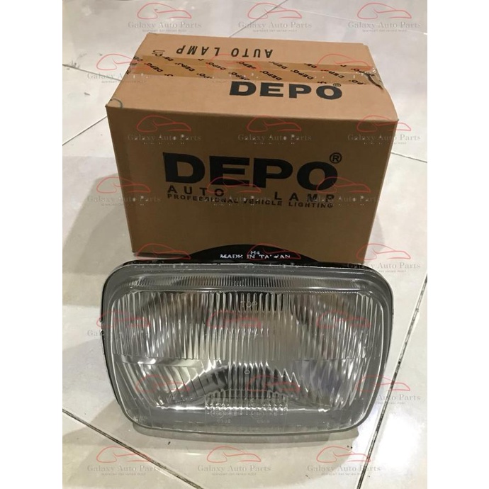 .........] Headlamp head lamp lampu mobil persegi kotak 7 inch depo