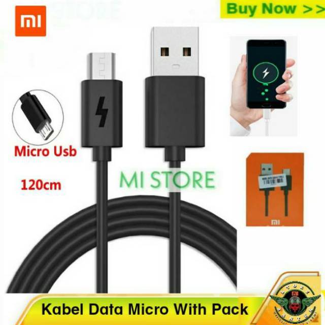 Kabel Data Charger Casan XiaoMi Fast Charging Original