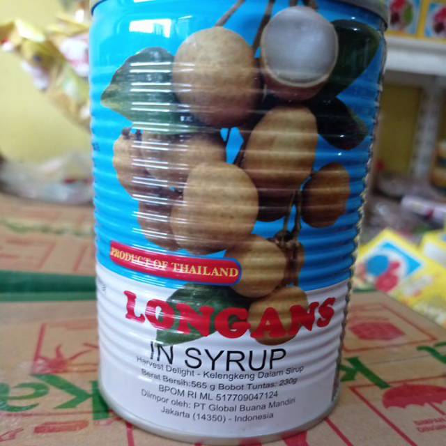 

Buah kaleng longans