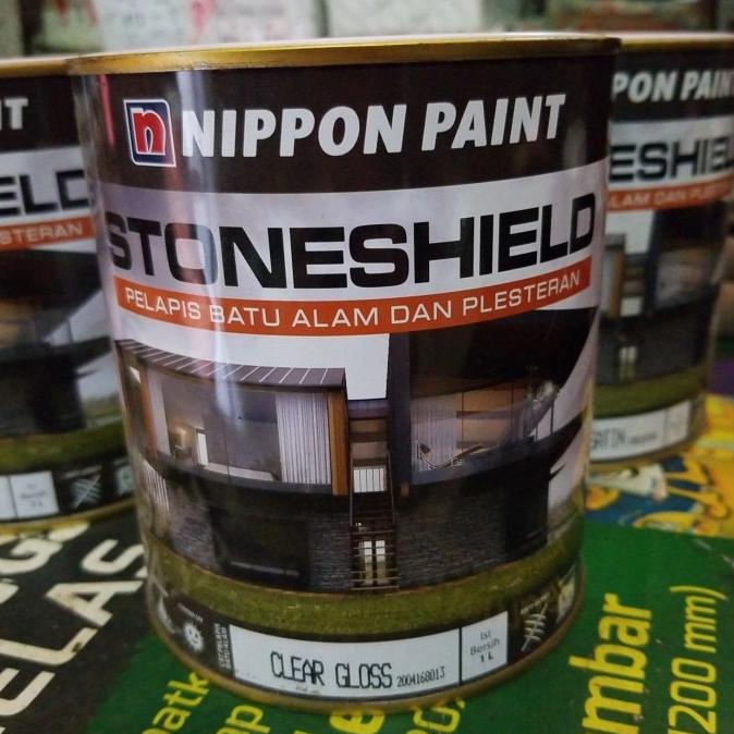 CAT PELAPIS BATU ALAM DAN PLESTERAN STONESHIELD (NIPPON PAINT)