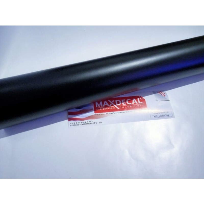 skotlet maxdecal hitam doff lebar 60cm