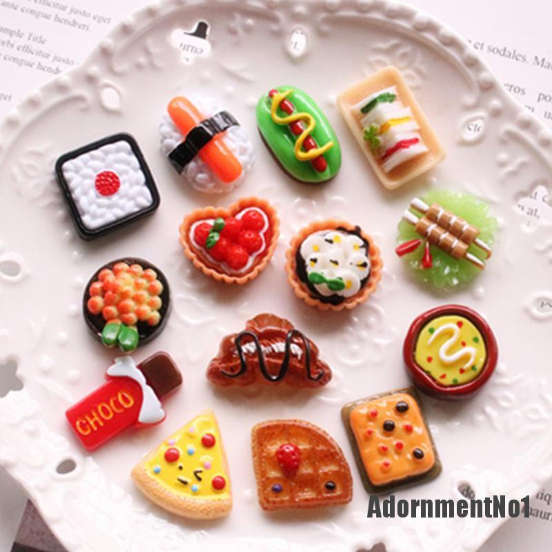 (Adornmentno1) Miniatur Snack / Makanan Diy Untuk Rumah Boneka