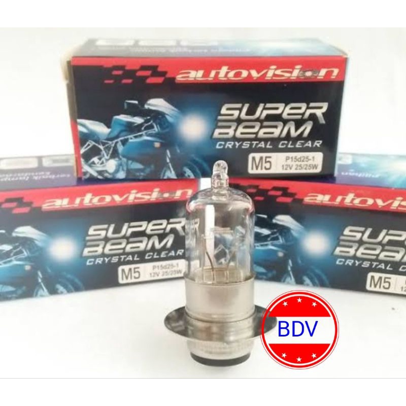 Bohlam Dop Lampu Depan Autovision Grand 12V/25W