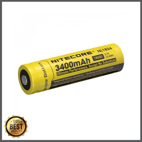 TG-BB023 NITECORE 18650 Rechargeable Li-ion Battery 3400mAh 3.7V - NL1834