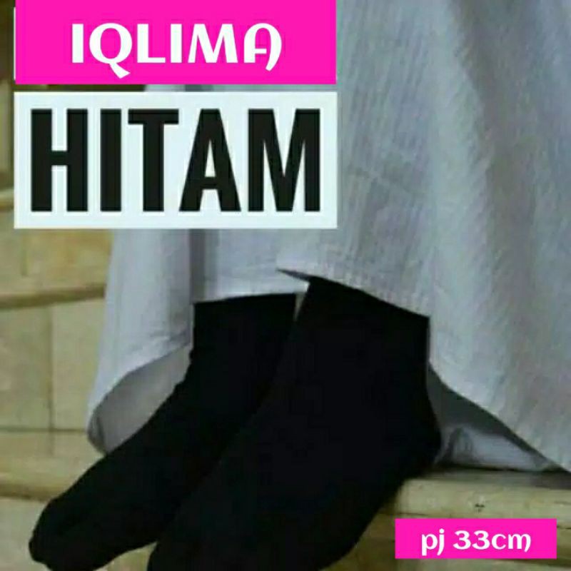 KAOS KAKI HITAM JEMPOL IQLIMA