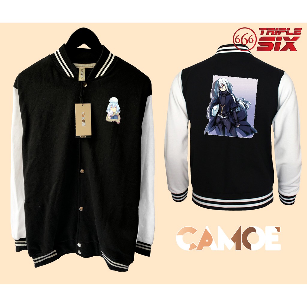 Jaket Varsity Baseball Anime Rimuru Tempest tensura Slime