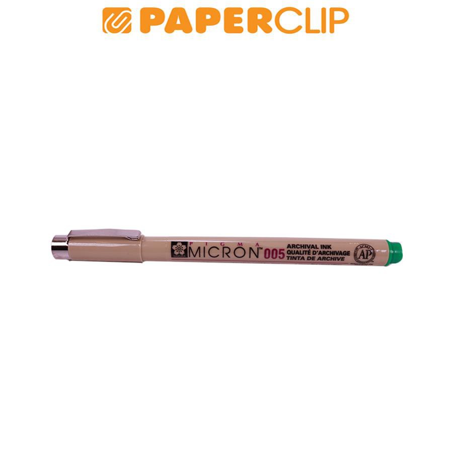 

BALLPOINT SAKURA PIGMA MICRON 005 GREEN