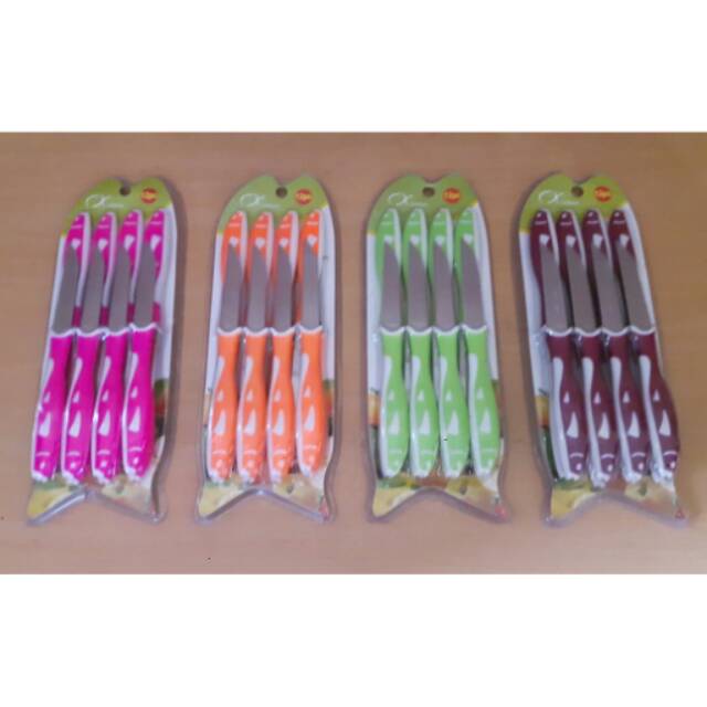 Pusat Grosir Pisau Dapur Motif Ikan Isi 12 Anti Karat y9ew0KTjMA3d