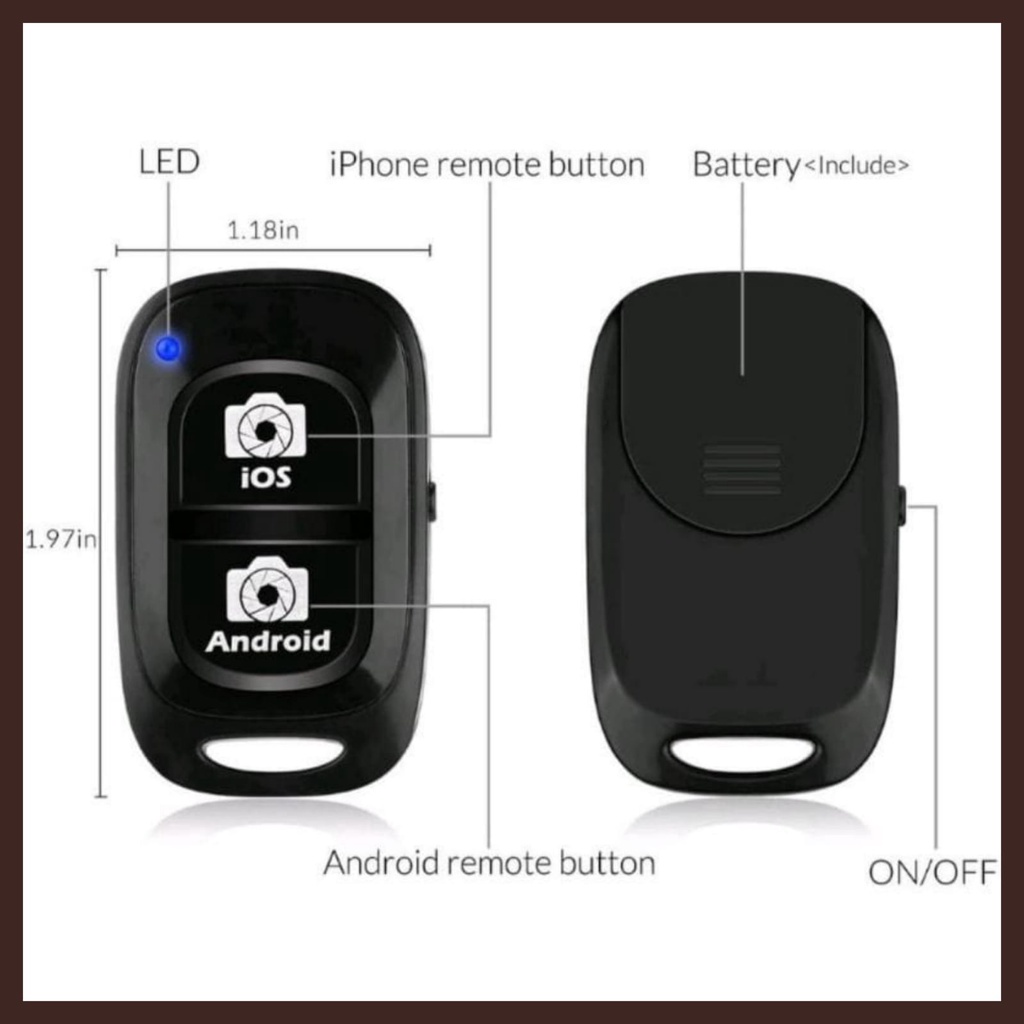 Remote Bluetooth Shutter Remote Tomsis kemera handphone