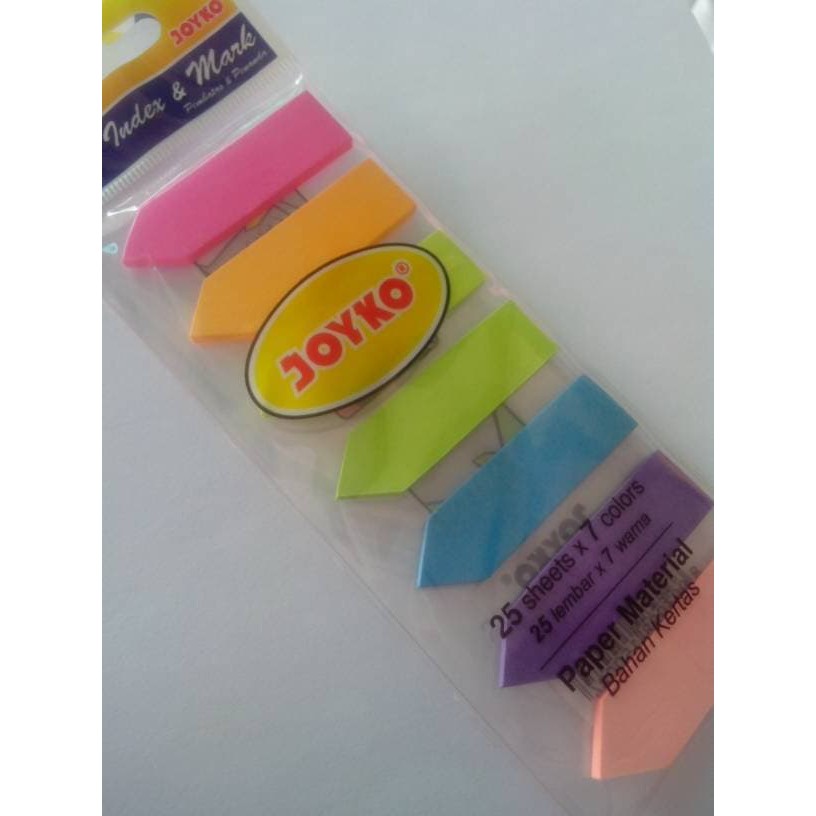 

Dijual KERTAS MEMO INDEX MARK JOYKO 7 warna IM 33 Bahan Kertas TERLARIS Berkualitas