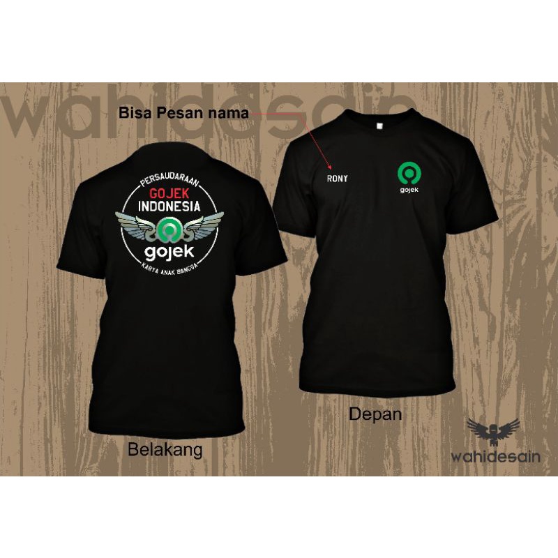 Kaos GOJEK Persaudaraan GOJEK Indonesia