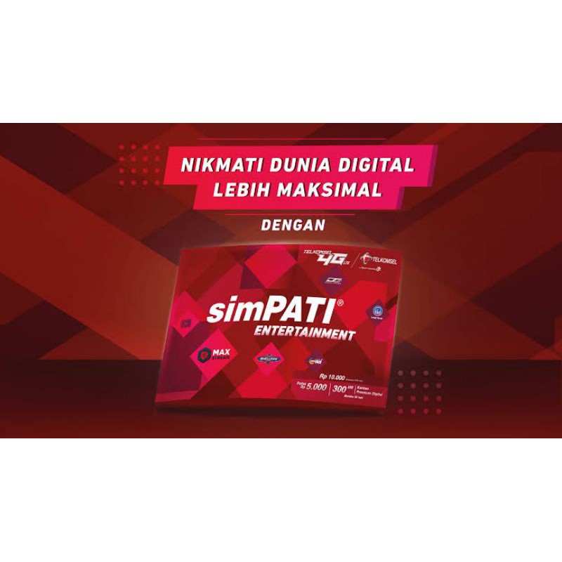 Kartu Perdana Simpati 3GB+4GB 4G Sim Card Simpati