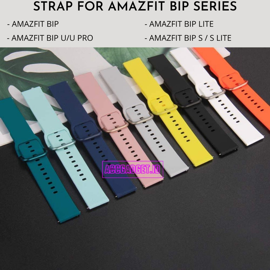 Strap Tali Jam Untuk Smartwatch Amazfit Bip / Bip Lite / Bip U / Bip U Pro / Bip S - ACT20 Strap