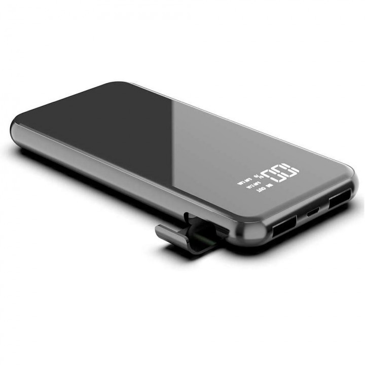 WIWU POWER FLASH W1 - 8000mAh Powerbank with Wireless Charging