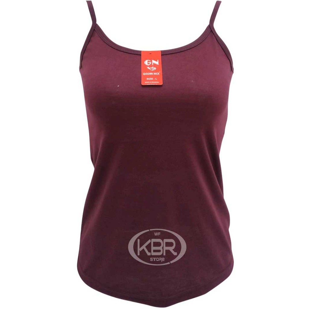 KBR STORE Tanktop Wanita Tali Kecil  Atasan Kamisol Katun Murah TERBARU KBR STORE