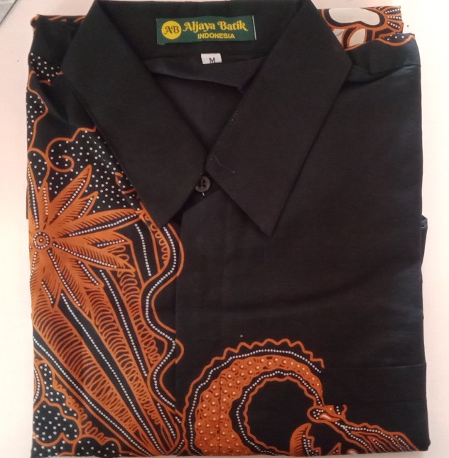 Wayang Mabur Kemeja Batik Pria Full Furing Bahan Katun Sragenan