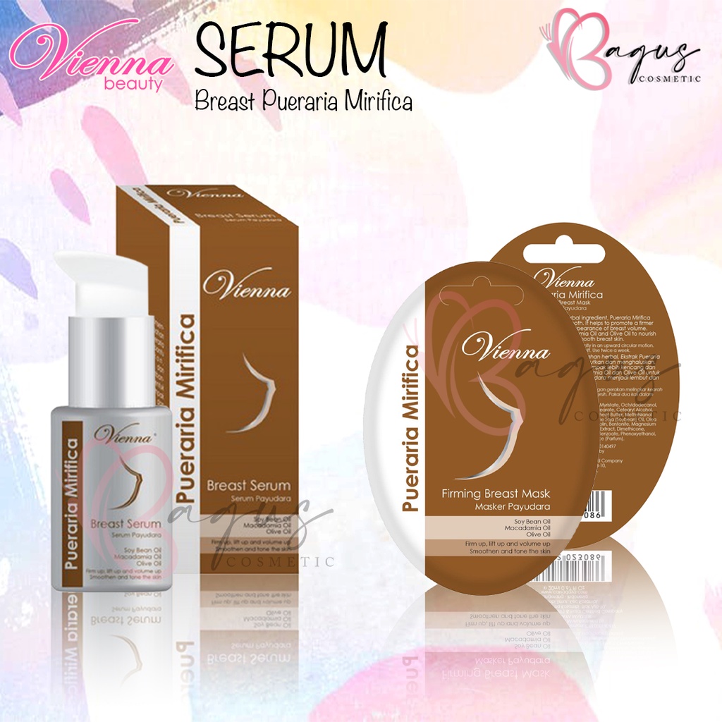 ⭐ BAGUS ⭐ VIENNA Breast Pueraria Mirifica Serum | Mask 30ml |  Botol | Firming Masker Coklat Mengencangkan Payudara