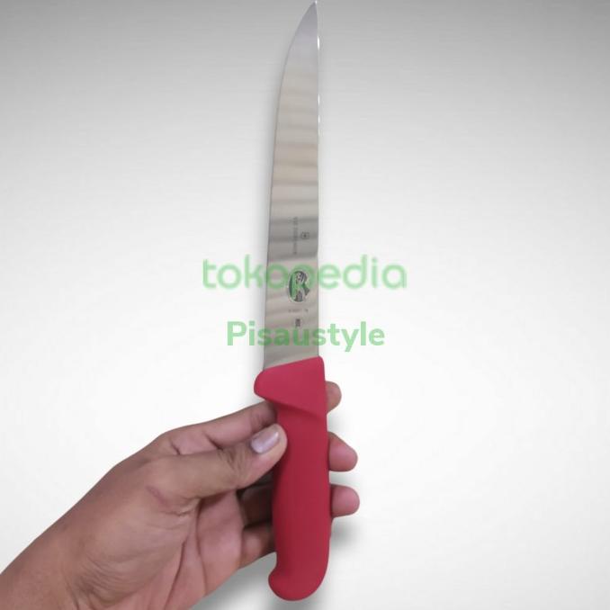 Pisau Victorinox Fibrox 5.5501.18 Sembelih Victorinox Red Sticking