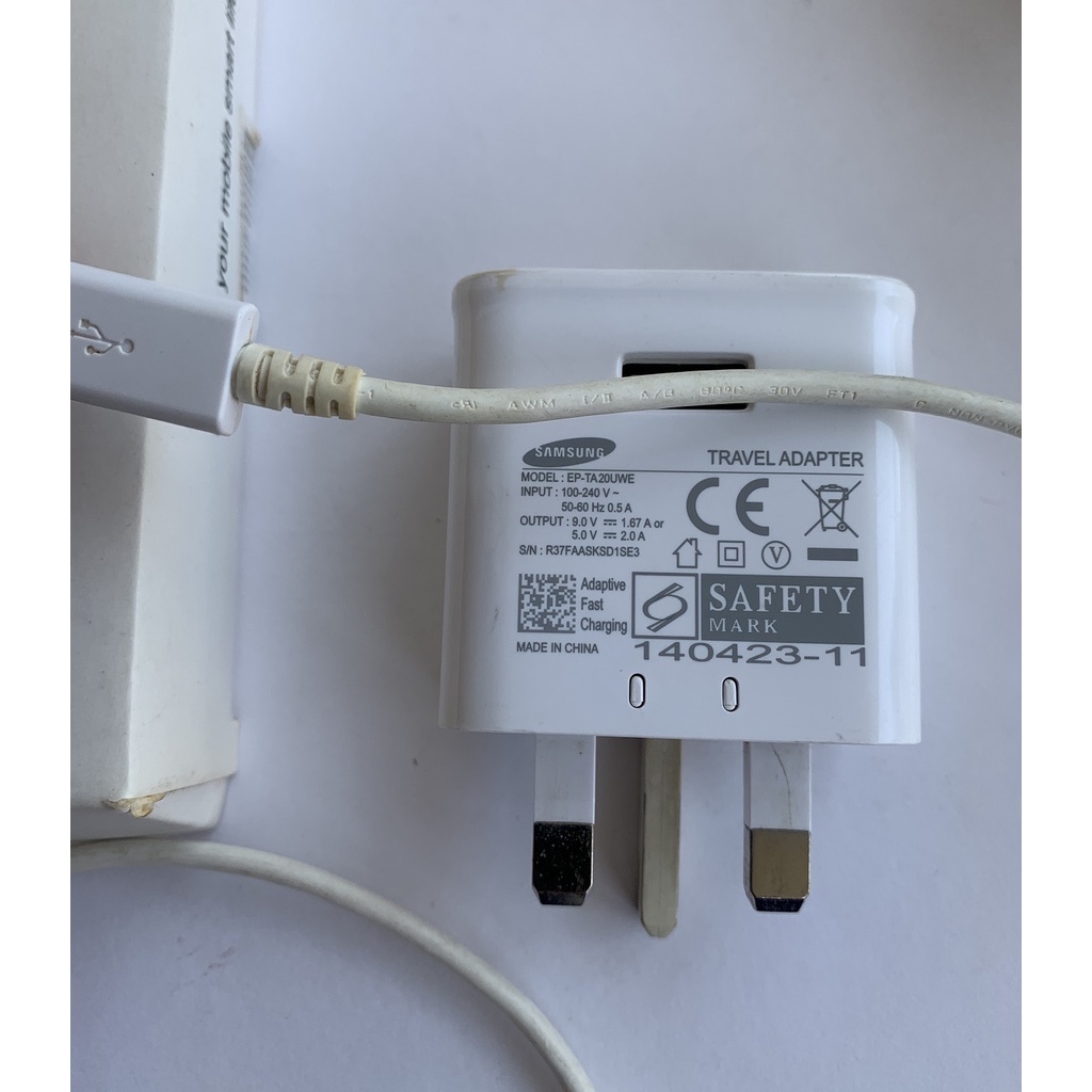 Samsung Headset dan Travel charger Original asli