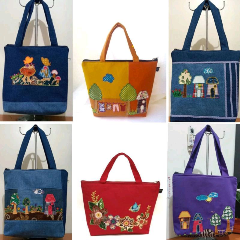 Tas Handmade /Tas Sulam Handmade /Tas Jeans /Tas Kanvas